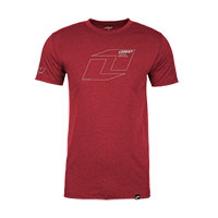 T Shirt One Industries Horizon rosso