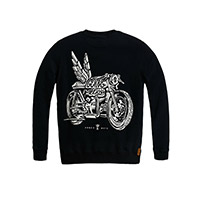 Pando Moto John Wing 01 Hoodie schwarz - 2