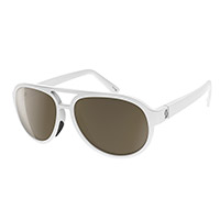 Occhiali Scott Bass Bianco Marrone