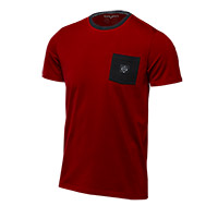 Seven Fractal Tee burgundy