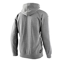 Troy Lee Designs Speed Zip Up Hoodie Grey - 2