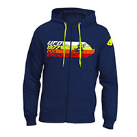 Ufo Mx Hoodie Blue Yellow Fluo