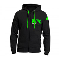 Sweat à Capuche Ufo Mx Noir Vert