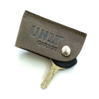 Unit Garage Keychain Garage Unit Brown