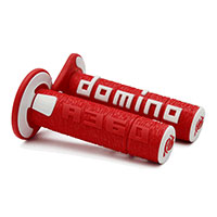 Domino A36041c Handgrips Red White