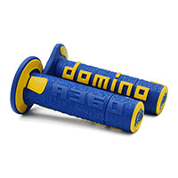 Coppia Manopole Domino A36041C blu giallo