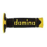 Coppia Manopole Domino A26041c Dsh Nero Giallo