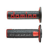 Domino A36041c Handgrips Black Red