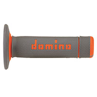 Domino A02041c Handgrips Grey Orange