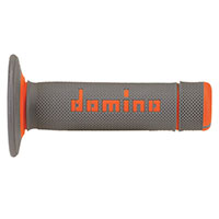 Domino A02041c Handgrips Black Orange