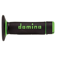 Domino A02041c Handgrips Black Green