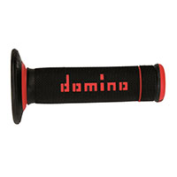 Coppia Manopole Domino X-treme Nero Rosso