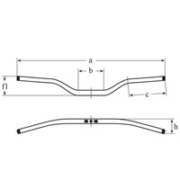Handlebar Magura Cross Mx-2 Silver - 2