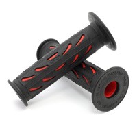 Manopole Progrip 724 Open End Nero Rosso