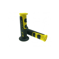 Manopole Progrip 725 Open End Nero Giallo