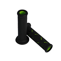 Manopole Progrip 717 DD Open End nero verde