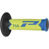 Progrip 788 Td Closed End Grips Blue Yellow Black