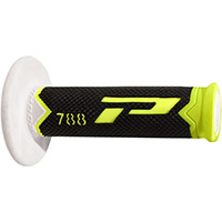 Poignées Progrip 788 Td Closed End Jaune Noir Blanc