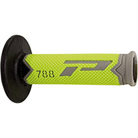 Puños Progrip 788 TD Closed End gris amarillo negro