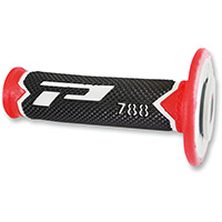 Poignées Progrip 788 Td Closed End Gris Rouge Noir