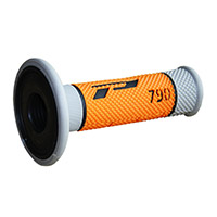 Poignées Progrip 790 Td Closed End Gris Orange