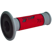 Poignées Progrip 790 Td Closed End Gris Rouge