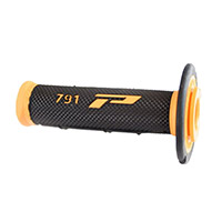 Poignées Progrip 791 Dd Closed End Noir Orange