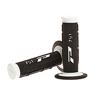 Progrip 791 Dd Closed End Grips White Black