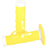 Manopole Progrip 791 DD Closed End bianco giallo