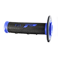 Poignées Progrip 791 Dd Closed End Noir Bleu