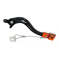 Leva Freno Posteriore Racetech SXF 150 nero arancio