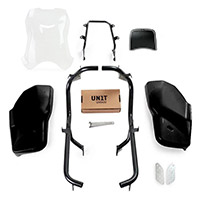 Unit Garage Dual XL Kit Triumph Scrambler 1200 negro mate