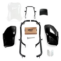 Kit Unit Garage Dual Scrambler 1200X negro opaco transparente