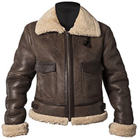 Blouson Cuir Helstons Thunder Lady Marrone