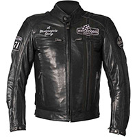 Helstons Leather Jacket Indy Rag Black