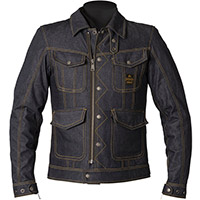 Helstons Yard Coton Raw Jacket Blue