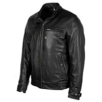 Helstons Leather Jacket Benny Rag Nero