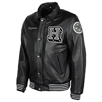 Helstons Leather Jacket Cheyenne Rag Black