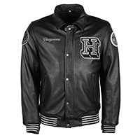 Helstons Leather Jacket Cheyenne Rag Black