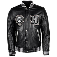 Blouson Cuir Helstons College rag noir - 2