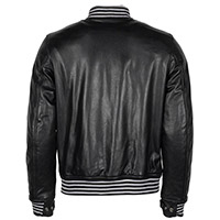 Blouson Cuir Helstons College rag noir - 3