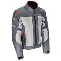 Chaqueta Acerbis Ruby gris rojo