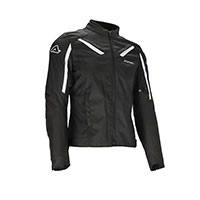 Chaqueta dama Acerbis CE X-Mat negro blanco