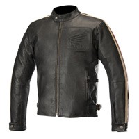 Alpinestars Giacca In Pelle Charlie Honda Nero