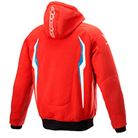 Sweat à capuche Alpinestars Honda Chrome V2 Sport rouge bleu - 2