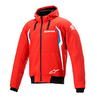 Sweat à capuche Alpinestars Honda Chrome V2 Sport rouge bleu