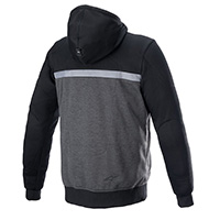 Sweat à Capuche Alpinestars Chrome Street Noir Melange