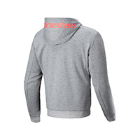 Felpa Alpinestars Chrome V2 Sport Grigio Rosso - img 2