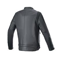 Blouson en cuir Alpinestars Dyno noir - 2