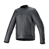 Chaqueta de cuero Alpinestars Dyno negro